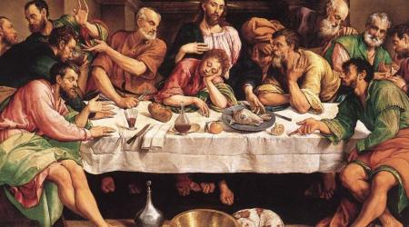 The Last Supper oil painting by Jacopo Bassano