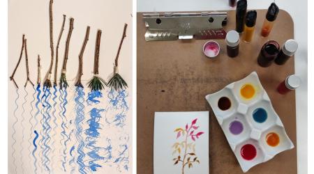 Hand Made Marks: Exploring Gesture with Inks