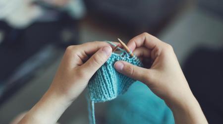 Knitting Circle in the Gallery