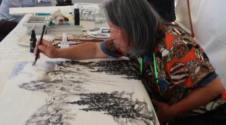 Chinese Brush Painting demonstration